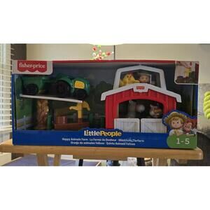 Fisher-Price Little People Happy Animals Farm Playset